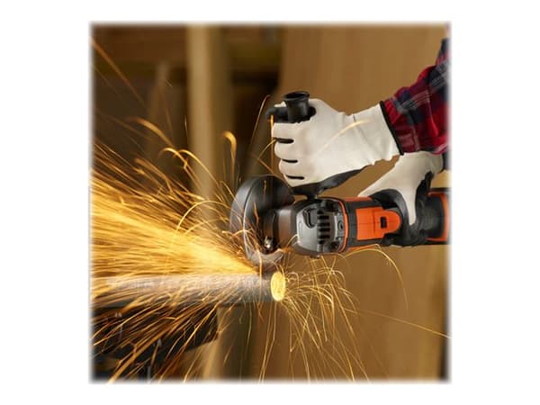 BLACK+DECKER BCG720N-XJ - Vinkelslip - sladdlös - 125 mm - inget batteri - 18 V