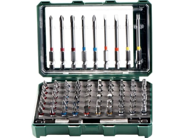 Metabo Bit box SP, 69 styck, Insex (brittiska enheter), Phillips, Pozidriv, Öppning, Torx, PH 1,PH 2,PH 3, PZ 1,PZ 2,PZ 3, 4,6 mm, T10,T15,T20H,T25,T