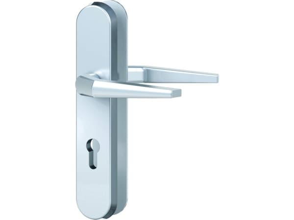 BASI 7911-0101, Håndtakssett for nøkkelbruk, Aluminium, Aluminium, Ambidekstriøs, 7,2 cm