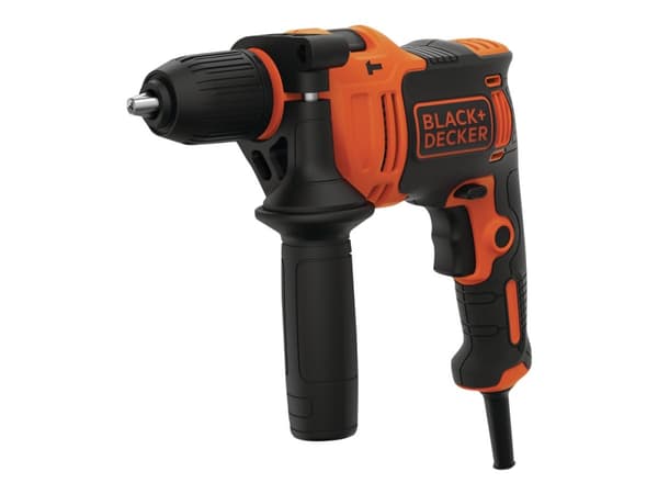 BLACK+DECKER BEH710 - Hammerbor - 710 W - nøkkelfri borhylse 13 mm