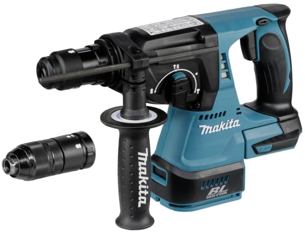 Makita DHR243 - Roterende hammer - trådløs - 3-modus - SDS-plus - 2 joule - uten batteri - 18 V - SOLO