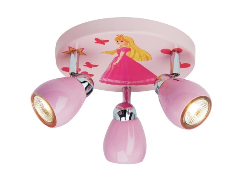 Brilliant Princeza halogen taklampa GU10 50 W rosa