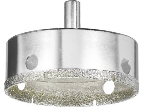 kwb 499876, Single/enkelt, Keramisk, Granitt, Marmor, Stein, Flis, Rustfritt stål, Metall, 7,6 cm, 1 stykker