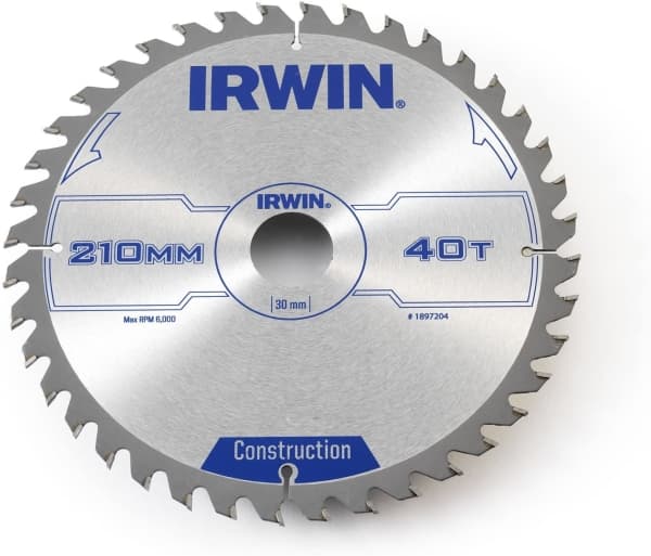 Irwin Circular saw 210x30x2.5mm 40z. - 1897204