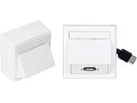 Vivolink Wall Box with USB2.0, USB A, USB 2.0, Valkoinen, 40 g, 1 kpl, 50 g