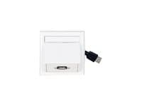 Vivolink Wall Box with USB2.0, USB A, USB 2.0, Valkoinen, 40 g, 1 kpl, 50 g Valkoinen