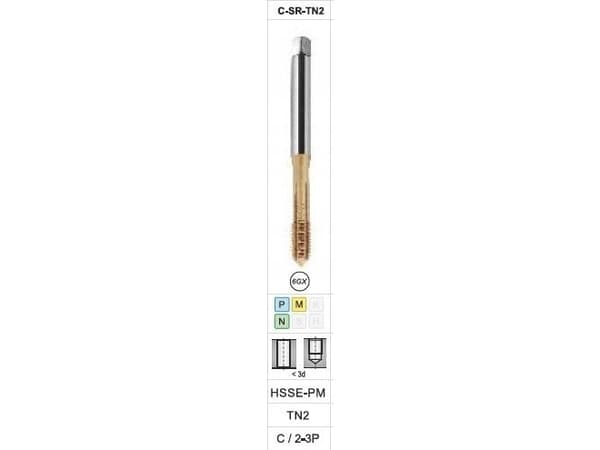 FANAR-LEIKKURI M 6 DIN 371-C 6GX HSSE-PM TINAA