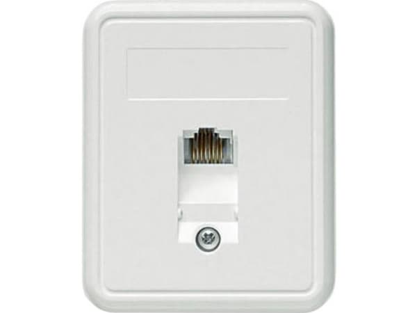 Telegärtner UMJ45 - Wanddose - CAT 5e - RJ-45 - Alpine White