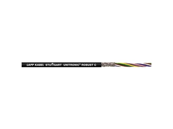 LAPP 1032075/500 Busledning UNITRONIC® ROBUST C 3 x 0.34 mm² Sort 500 m