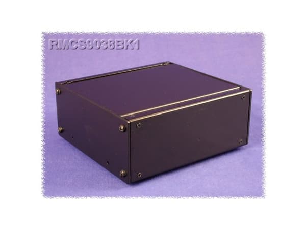 Hammond Electronics RMCV19018BK1 Yleiskaappi 432 x 203 x 21 Alumiini Musta 1 kpl