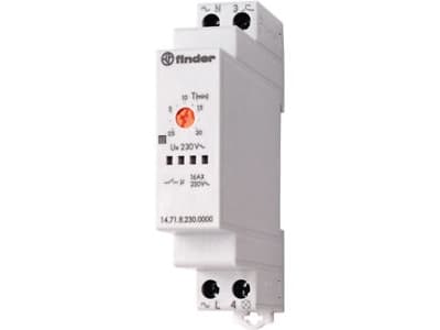 Finder 14.71.8.230.0000, Harmaa, 16 A, -10 - 60 °C, Tila, CE, 230 V