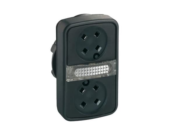 Schneider Electric ZB5, Nappi, Integral LED, IP66, IK05, 23 g, 23,8 g