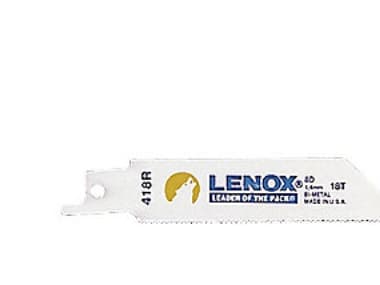 Lenox bajonettisahanterä 102mm - Bi-Metal 102X19X0.9mm 18TPI t/metalli 418r 5kpl