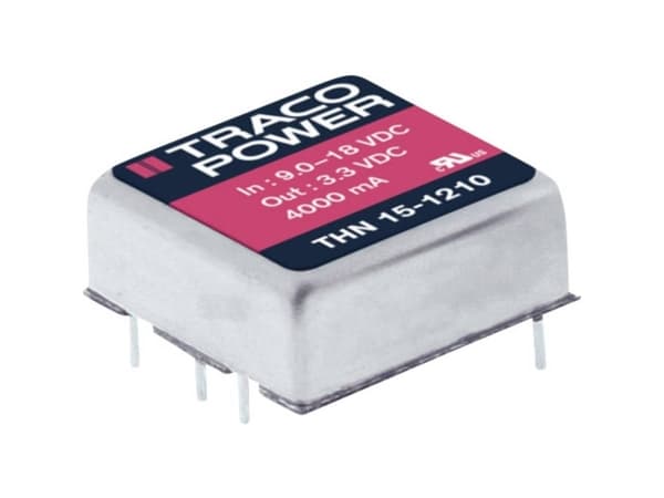 Traco Power THN 15-4815, 25,4 mm, 9,9 mm, 25,4 mm, 16,5 g, 15 W, 36-75 V