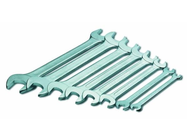 Cimco 11 2310, Krom-vanadium-stål, Krom, 6x7,8x9,10x11,12x13,14x15,16x17,18x19,20x22, 8 stk