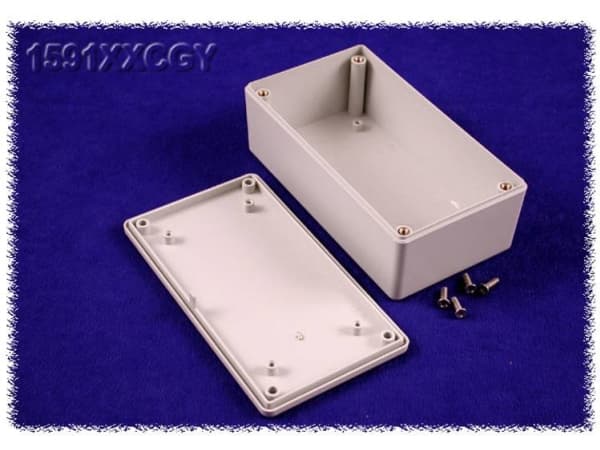 Hammond Electronics 1591XXCGY Universalkabinet 121 x 66 x 41 ABS Grå 1 stk 1 stk