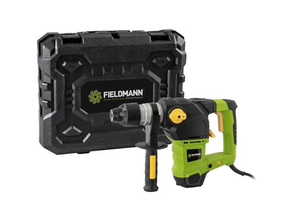 Fieldmann FDV 201502-E, SDS Plus, Sort, Grønn, 3,2 cm, 880 RPM, 5,5 J, 4250 IPM