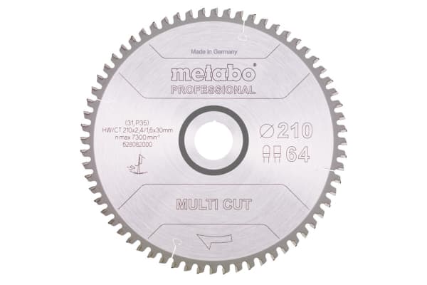 Metabo 628082000 Rundsavblad 210 mm 1 stk