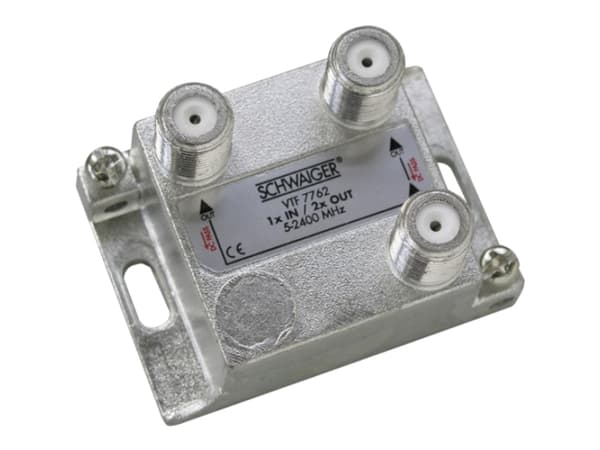Schwaiger VTF7762 531, Kabelkniv, 5 - 2400 MHz, Silver, Metall, 1 styck, 48 mm