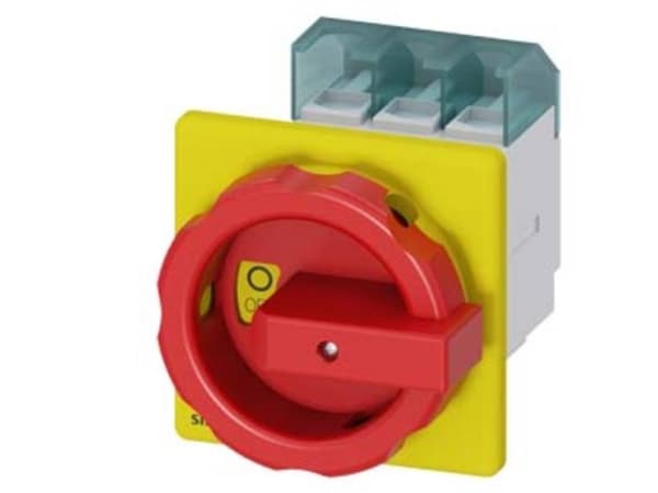 Siemens 3LD2555-0TK53 strömbrytare 3P Röd, Gul