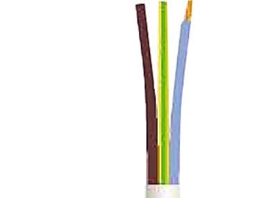 Plastkabel PKLJ 3G0,75 vit Sp100 - (100 meter)