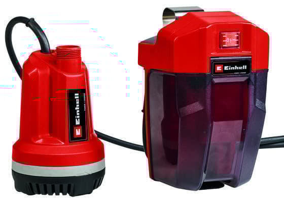 Einhell Einhell GE-PP 18 RB Li oppladbar nedsenkbar pumpe for rent vann 3000l/t 1 - SOLO