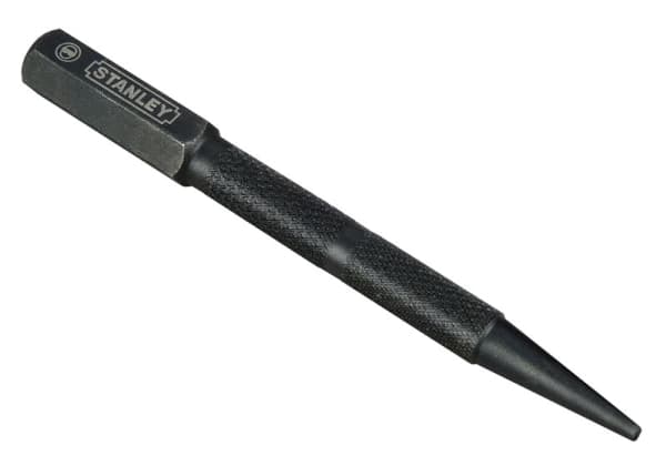 Stanley 0-58-111, Negle-punch, Stål, Herdet stål, Sort, Grå, Sort, 102 mm