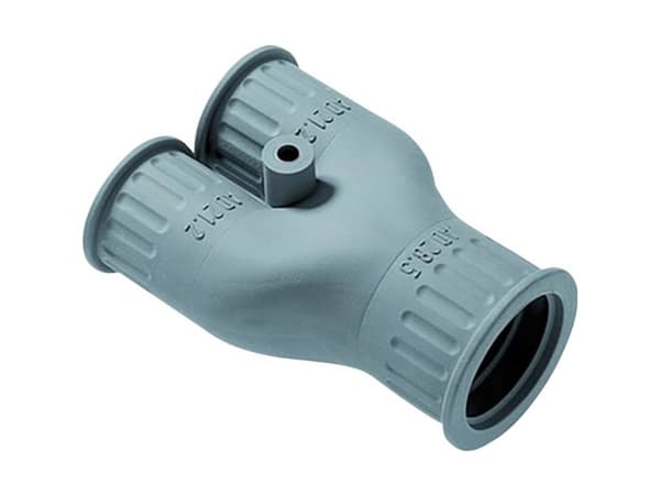 LAPP 56000140 SILVYN® KLICK-Y TPE 2x11/1x16 GY Y-fordeler Grå 16 mm, 16 mm, 21 mm Lige 10 stk