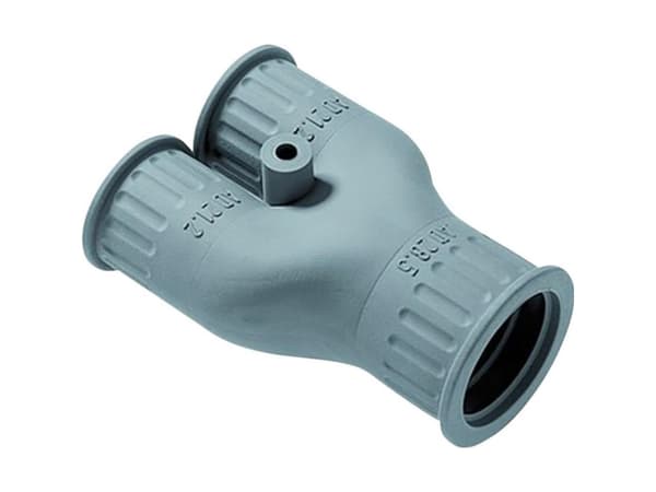 LAPP 56000140 SILVYN® KLICK-Y TPE 2x11/1x16 GY Y-fordeler Grå 16 mm, 16 mm, 21 mm Lige 10 stk