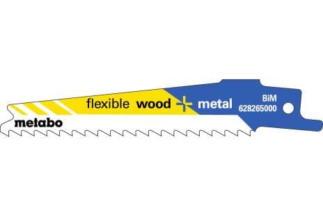 Metabo 628265000, Sabelsagblad, Sponplate, Plast, Tre, Bimetall, Blå, Hvit, Gult, 4 mm, 0,9 mm