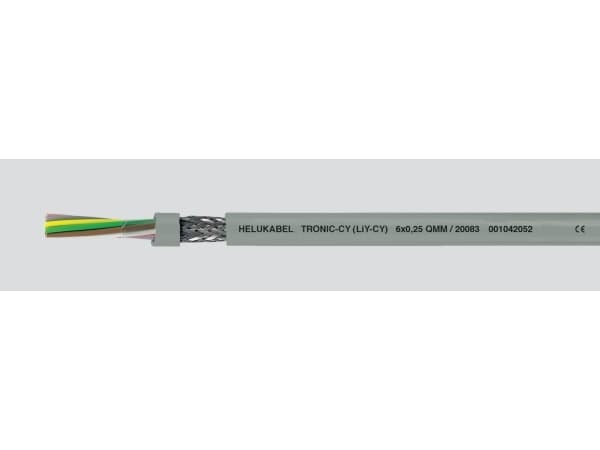 HELUKABEL 20059, Pienjännitekaapeli, harmaa, Cooper, 0,34 mm², 31 kg/km, -5 - 80 °C