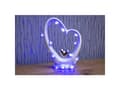Miniatyrbild 4 av 4: Konstsmide 3155-403 Motiv ljuskedja Interiör Batteridrift Antal glödlampor 20 LED (RGB) Blå Upplyst Längd: 1,9 m