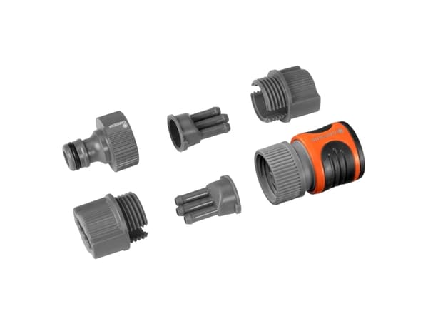 Gardena 5316-20, Pistoolin/sprinkelin liitin, Harmaa, Oranssi