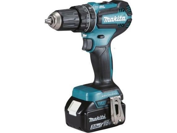 Makita DHP485RF3J - Hammerbor/driver - trådløs - 2 hastigheter - nøkkelfri borhylse 13 mm - 50 N·m - 3 batterier, inkludert lader - 18 V