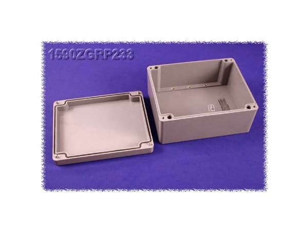 Hammond Electronics 1590ZGRP233 Universalkabinet 250 x 200 x 115 Polyester Grå 1 stk