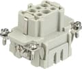 Pikkukuva 4 / 5: Harting 09 33 006 2716 Liitäntäkappale Han® E 6 + PE Klipsin jatkojousi 10 kpl