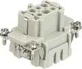 Pikkukuva 1 / 5: Harting 09 33 006 2716 Liitäntäkappale Han® E 6 + PE Klipsin jatkojousi 10 kpl