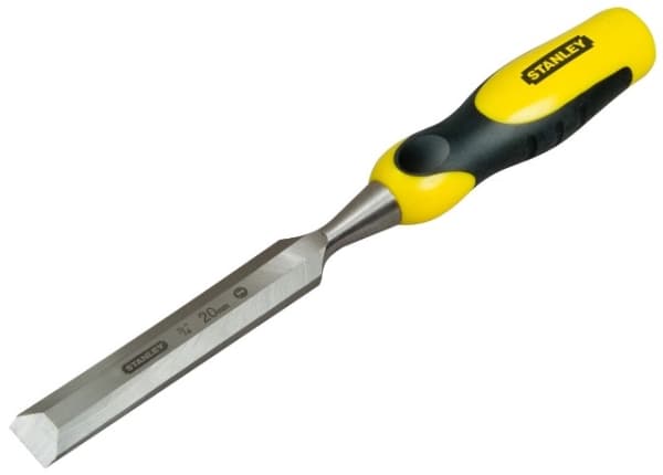 Stanley 0-16-878, Bred meisel, Meisel skjær, Stål, Sort, Gult, 20 mm, 14,1 cm
