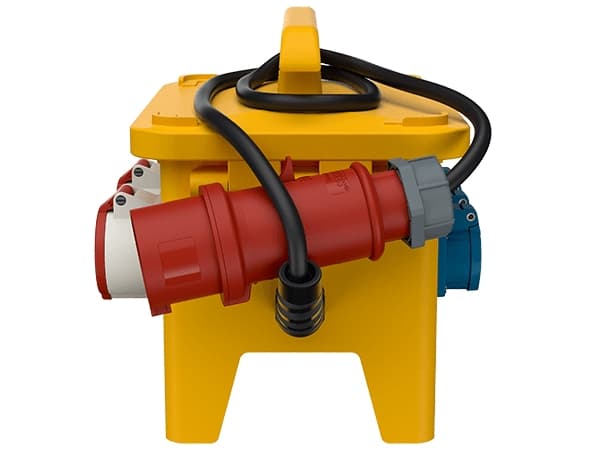 MENNEKES 70351, CEE 7/4, 5P, Gul, Gummi, IP44, 400 V