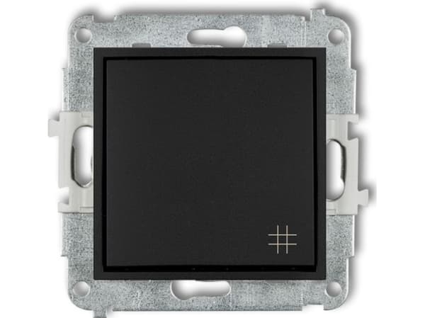 Karlik Mini mattamusta ristikkokytkin (12MWP-6)