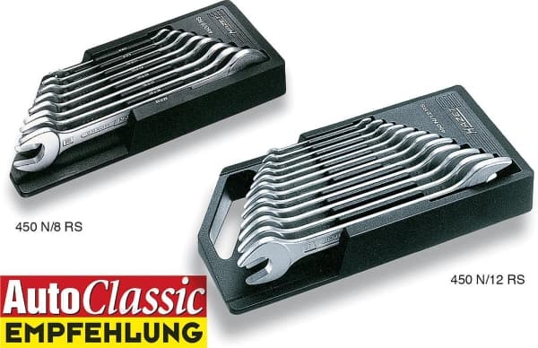 Hazet 450N/8RS Skiftnyckelsats 8 stycken 6 - 22 mm DIN 3110, DIN ISO 10102