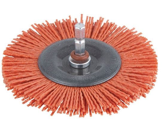 wolfcraft GmbH 4006885150003, Slipborste, Trä, 4500 RPM, Brun, Rund, 12,5 cm
