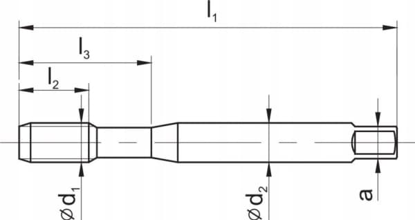 Fanar TINEER M12x1 NGMM/1 DIN-2181D (6 H) HSS