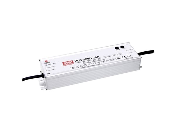 MEAN WELL HLG-185H-C500B, 185 W, IP20, 90 - 305 V, 0,5 A, 400 V, 68 mm