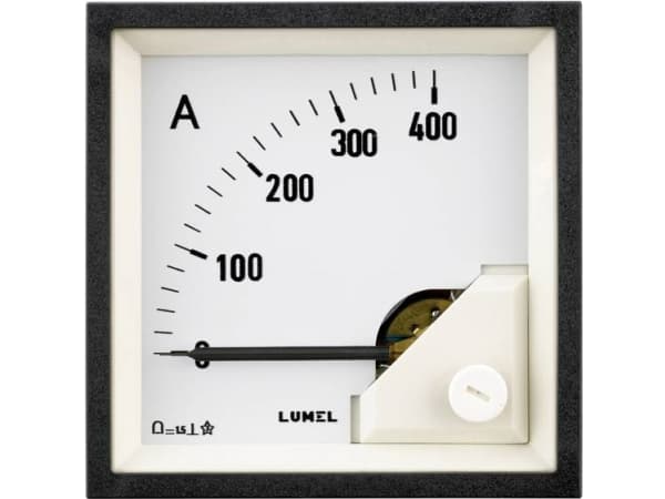 Lumel MA19 400A/60mV Måleap1 part til indbygning 96 x 96 mm 400 A/DC (60 mV) Drejespole (kolmipylväs)