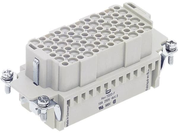 Harting 09 16 072 3101 Tilslutningsindsats Han® DD 72 + PE Crimp 1 stk