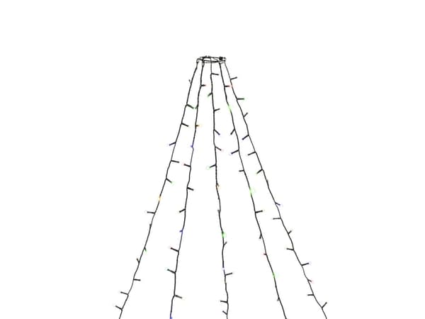 Konstsmide Christmas tree lightset LED, Garland, Polyvinylklorid (PVC), Grønn, Multi, 1,8 m, IP20