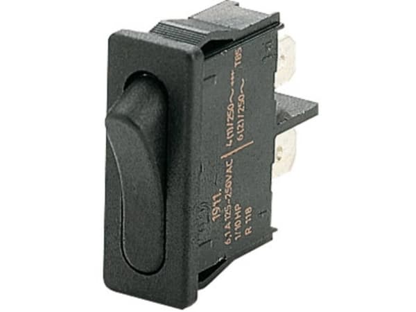 Marquardt 1911.1102 Vippekontakt 1911.1102 250 V/AC 6 A 1 x Off/On Klikkende 1 stk