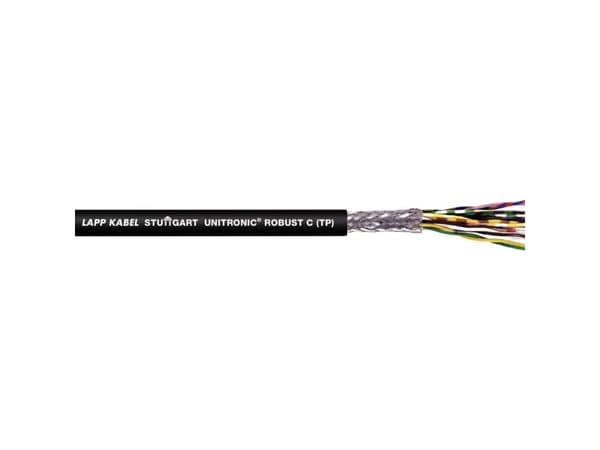 LAPP 1032108/500 Busledning UNITRONIC® ROBUST C (TP) 2 x 2 x 0.25 mm² Sort 500 m