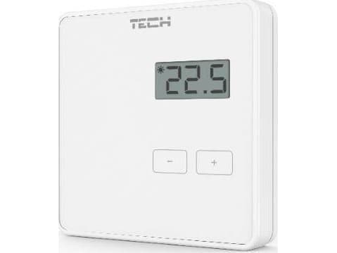 ROOM TEMPERATURE CONTROLLER WIRELESS WHITE R-8B
